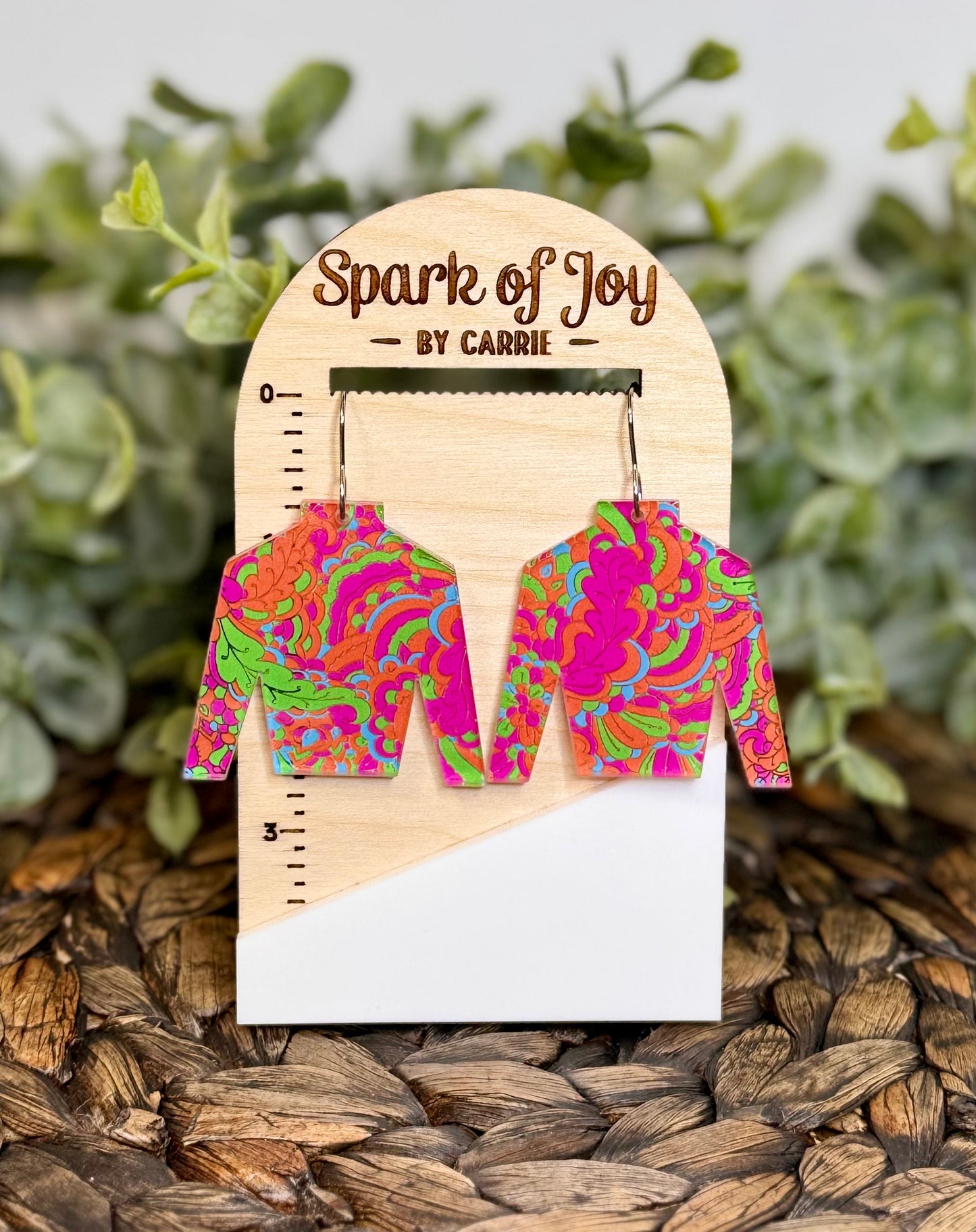 Jockey Silk Earrings