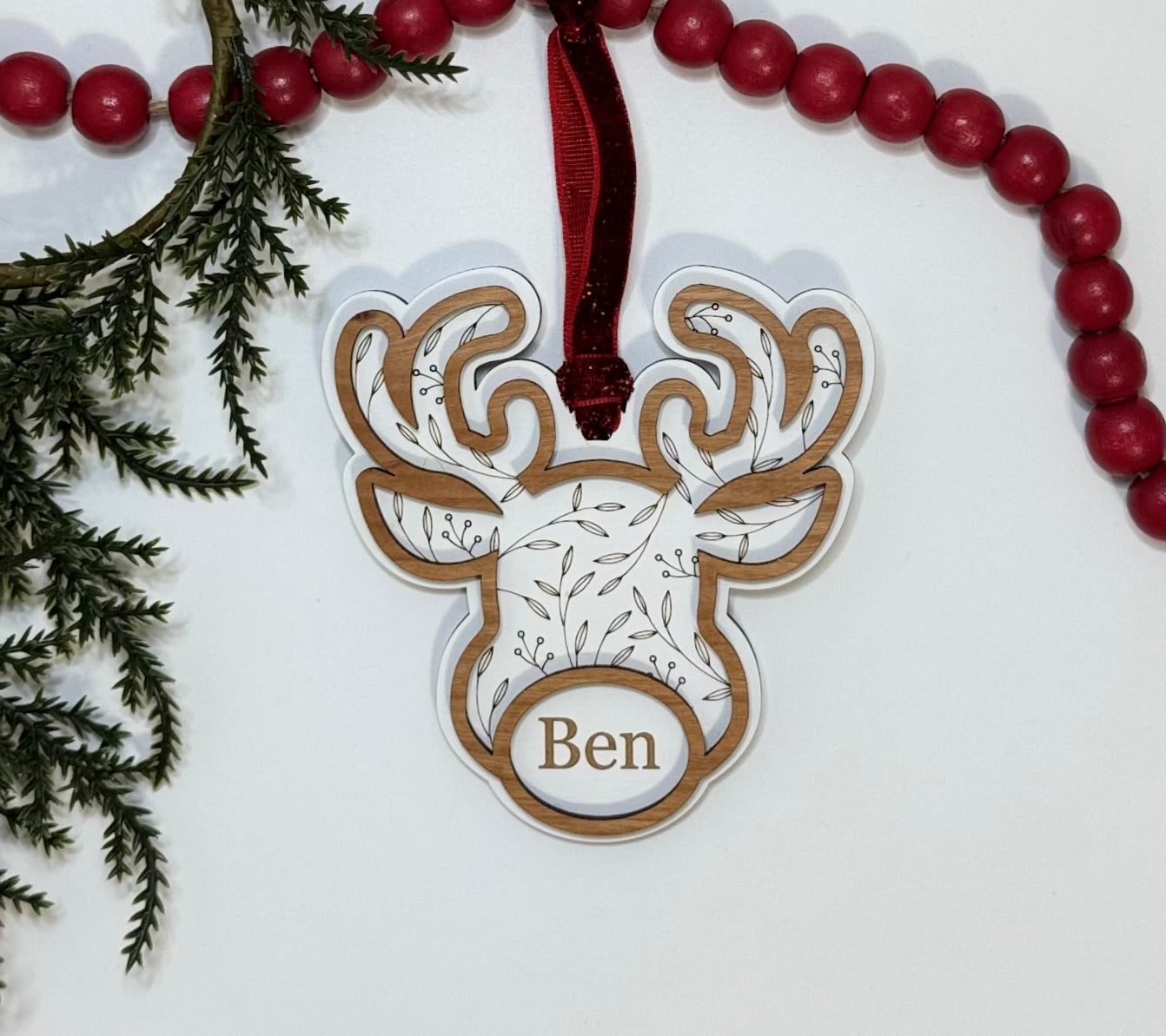 Silhouette Christmas Ornaments (Multiple Designs Available)