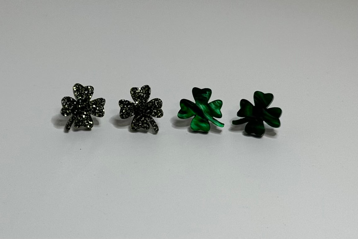 4 Leaf Clover Stud Earrings
