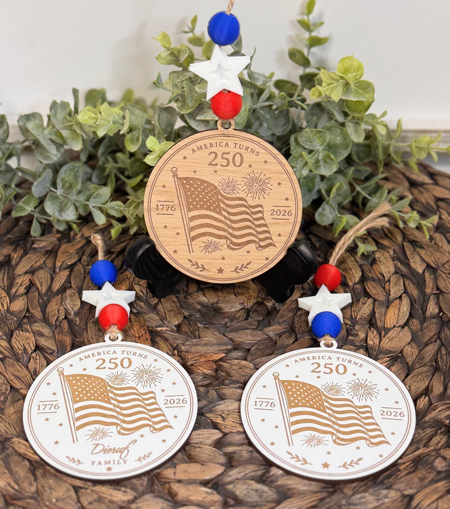America 250th Anniversary Ornament