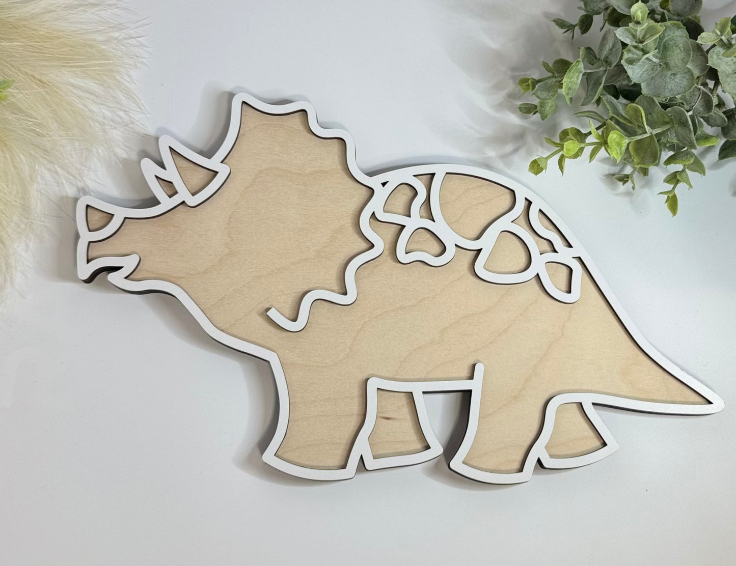Wooden Dinosaur Signs