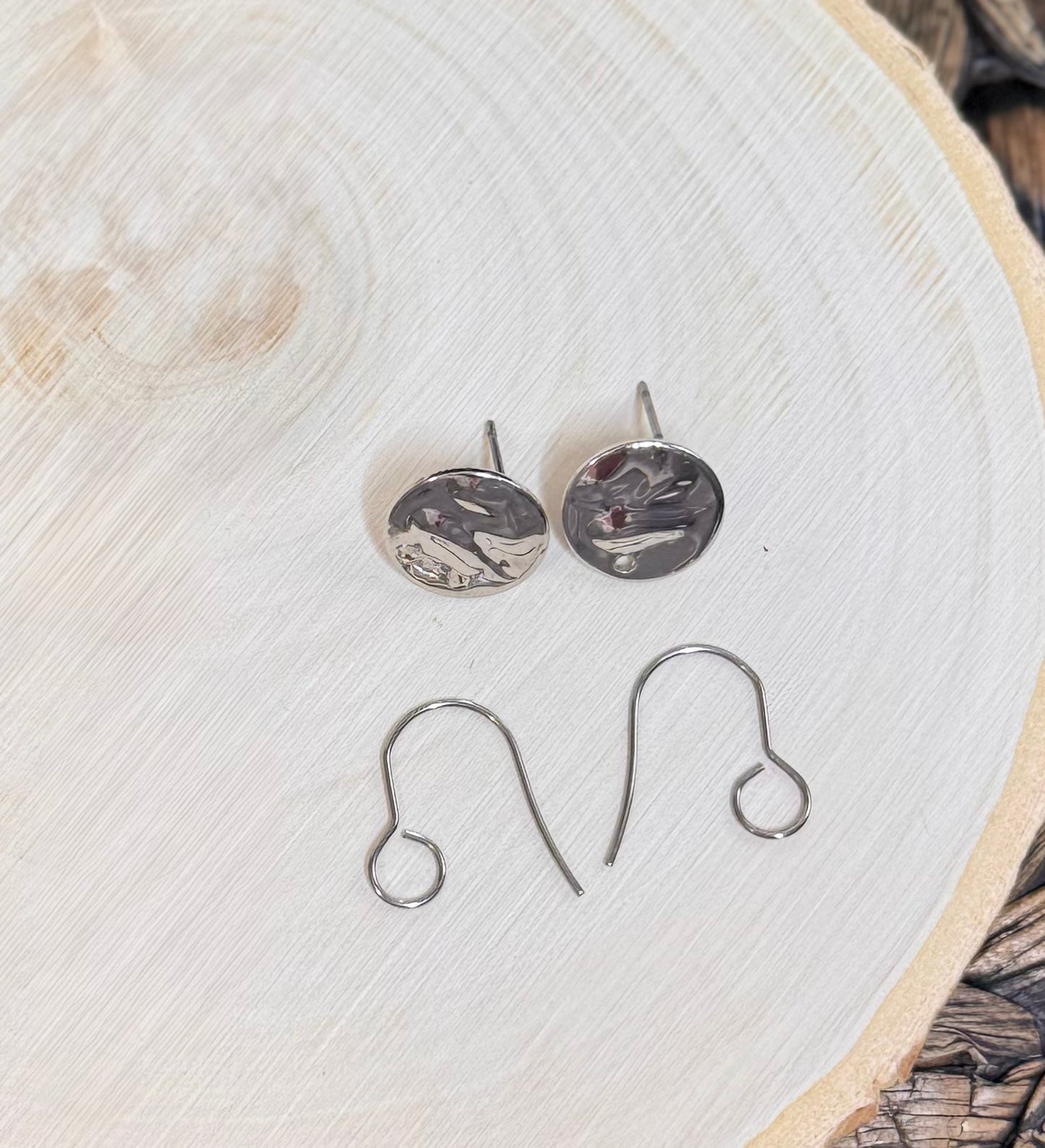 Mirrored Jockey Silk Dangle Earrings