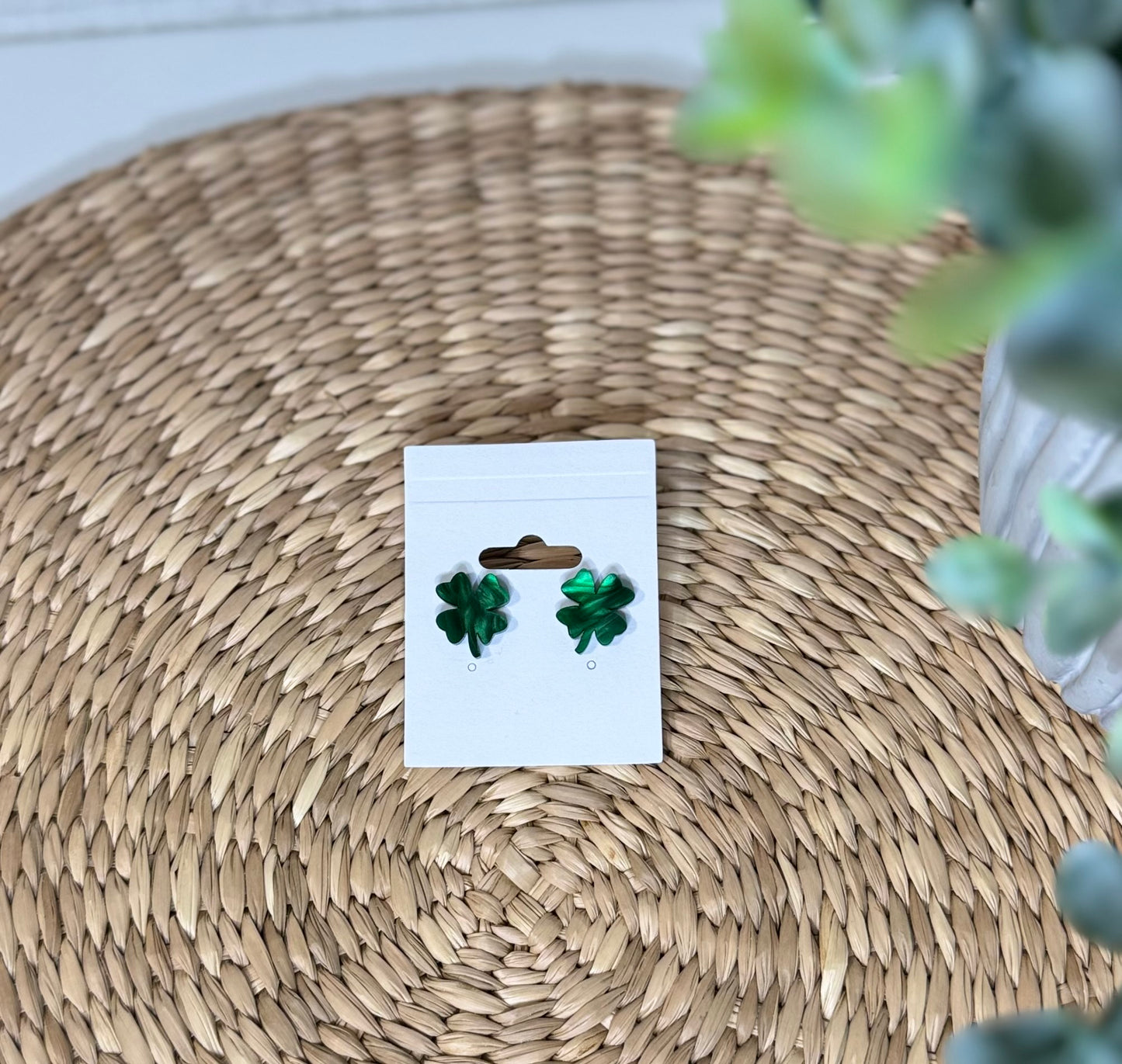 4 Leaf Clover Stud Earrings
