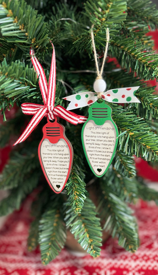 Light of Friendship Ornament