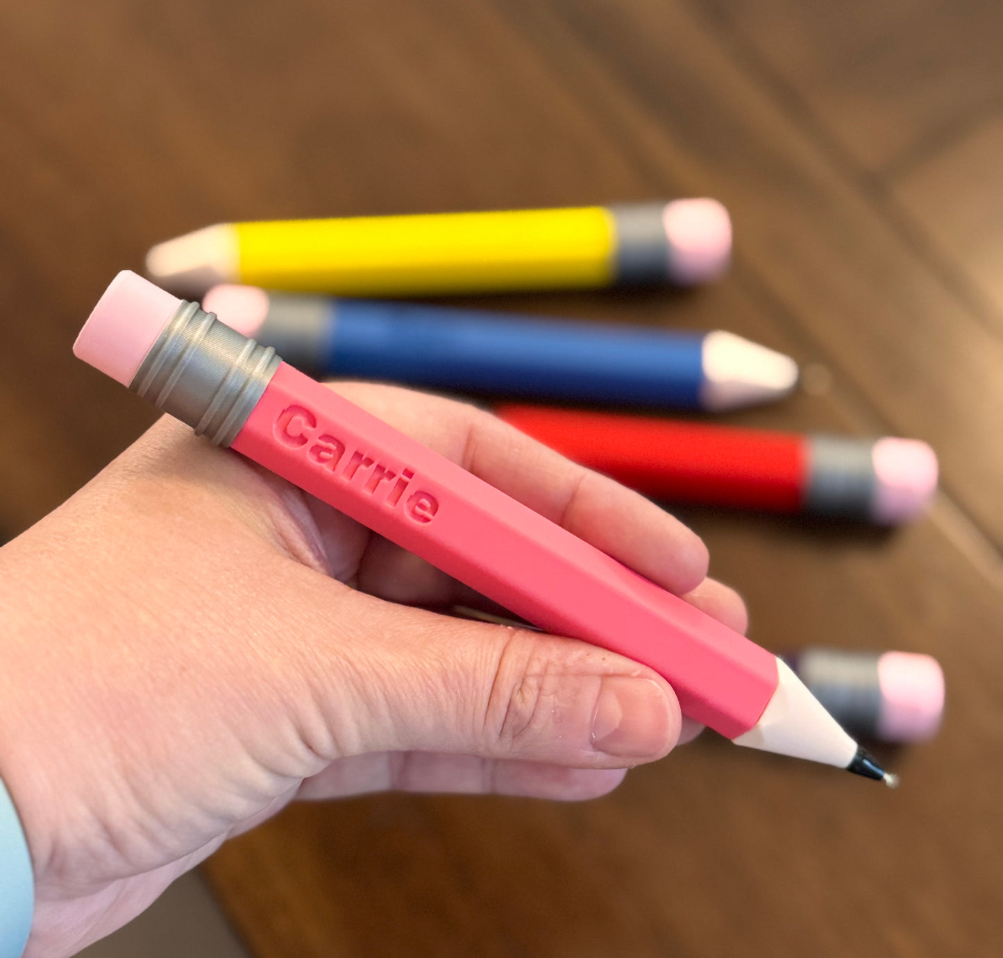 Personalized 3D Printed Jumbo Pencil Pen