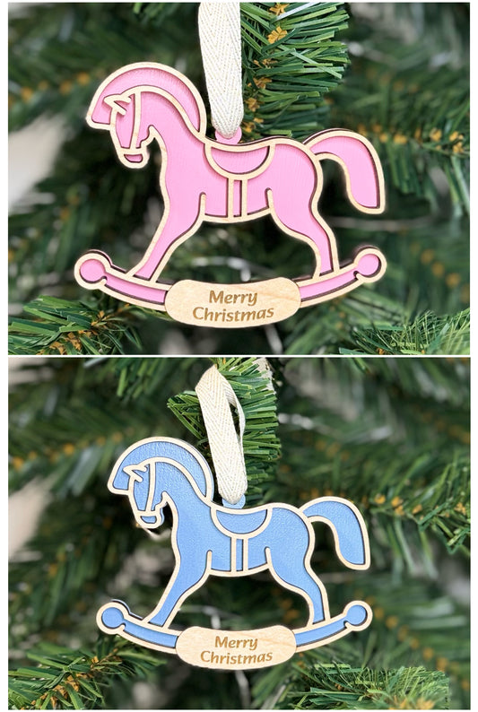 Personalized Rocking Horse Ornament