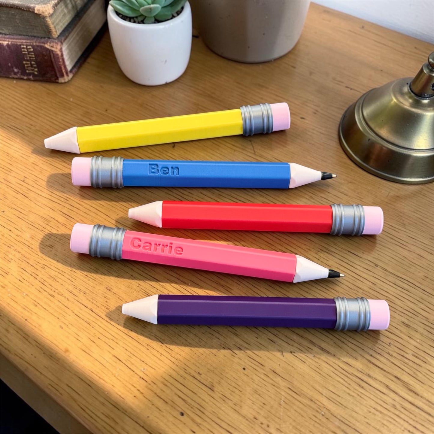 Personalized 3D Printed Jumbo Pencil Pen