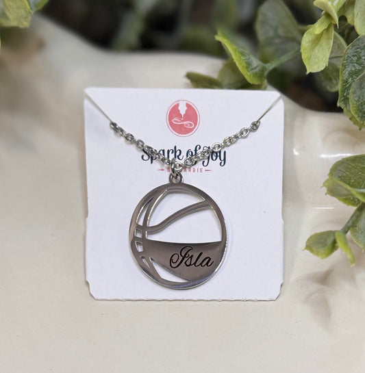 Basketball Necklace