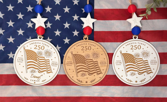America 250th Anniversary Ornament