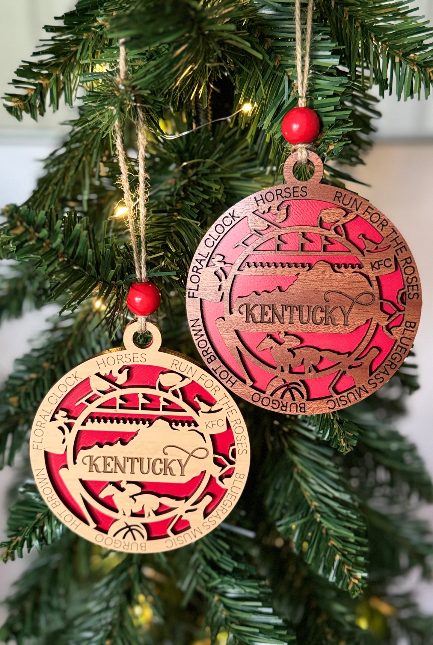 Kentucky State Christmas Ornament