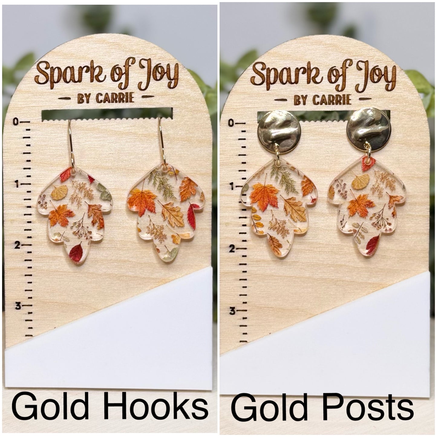 Fall Leaves Dangle Earrings