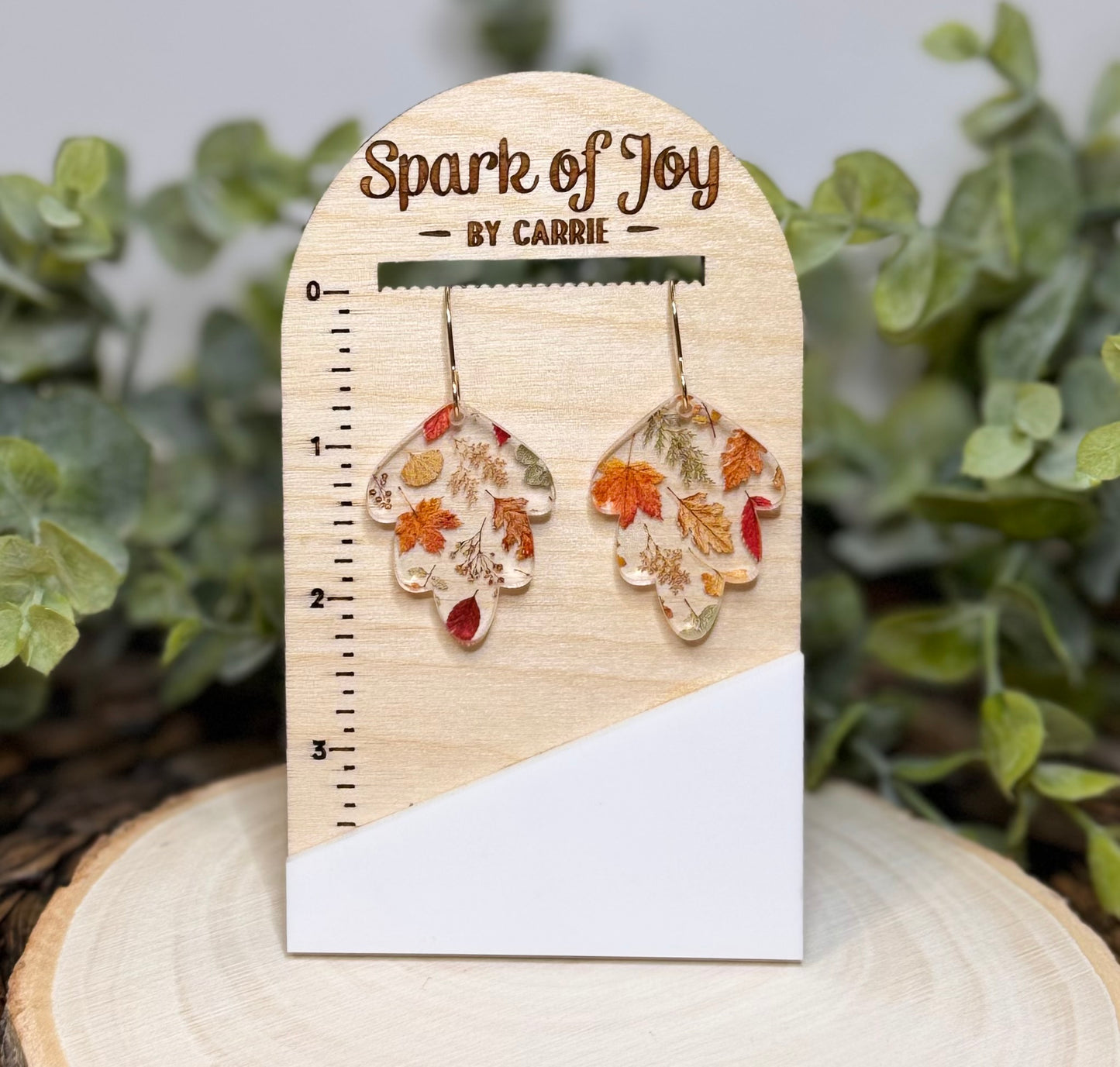 Fall Leaves Dangle Earrings