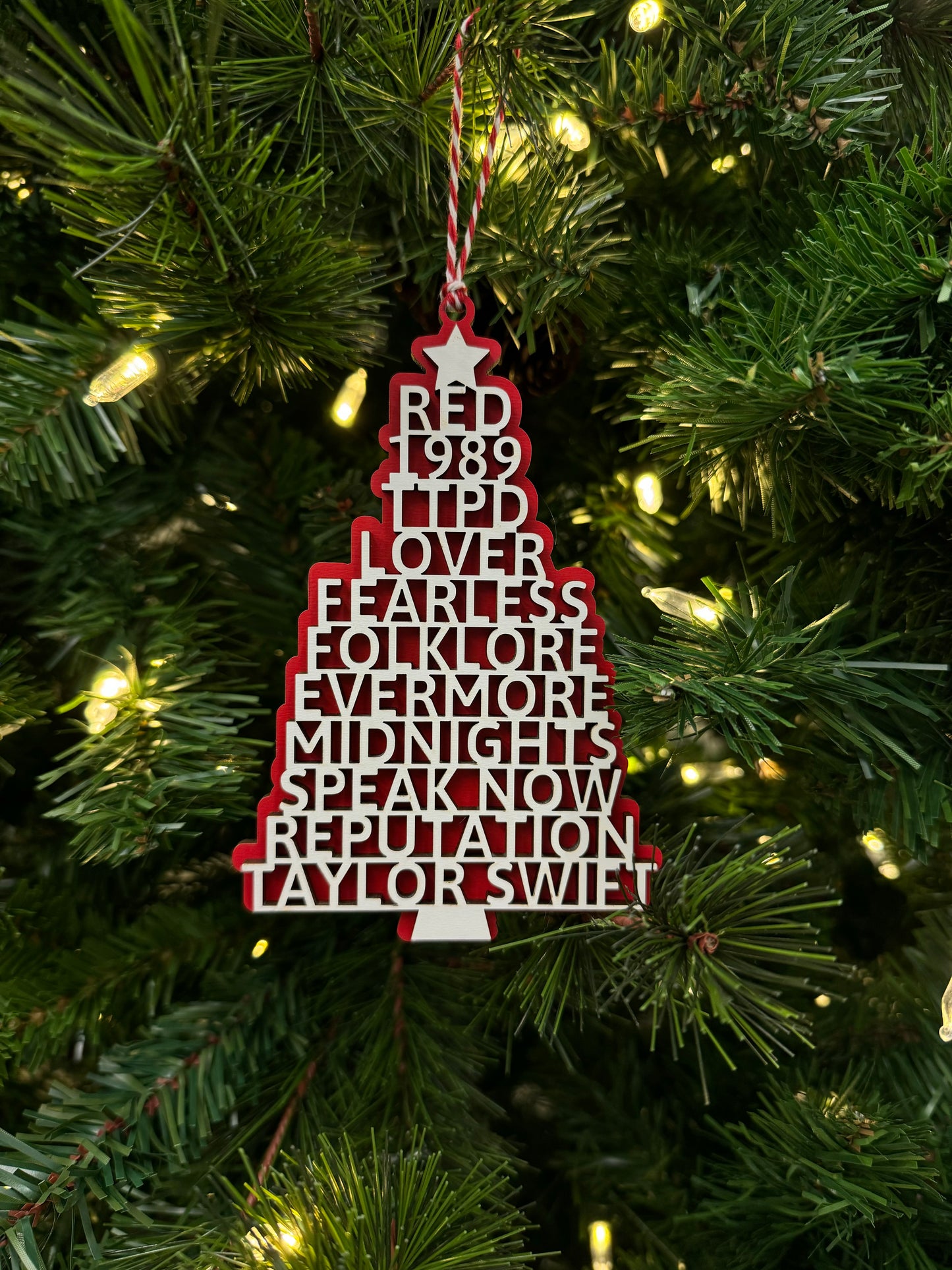 Eras Tour Tree Ornament