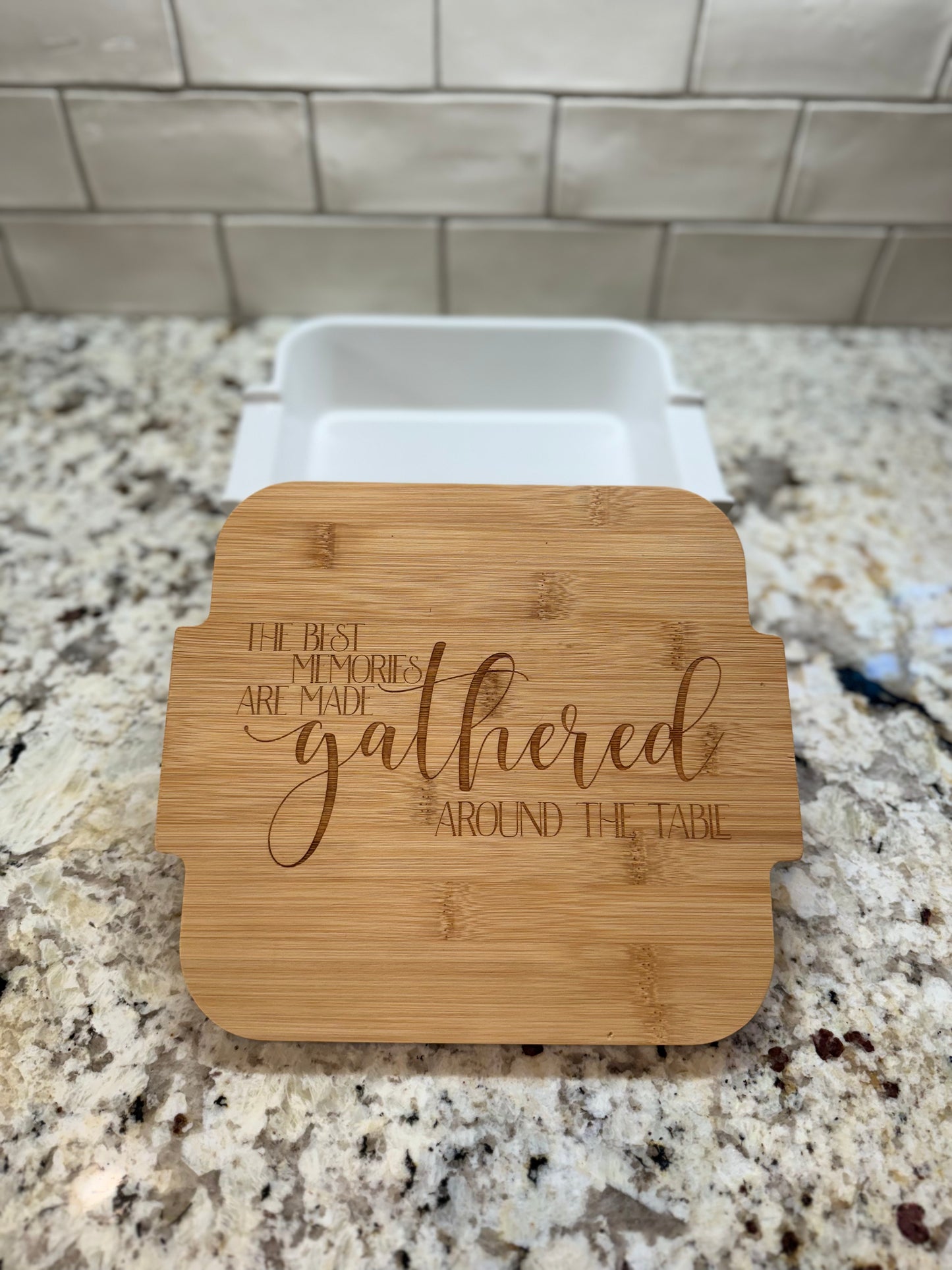 Personalized Ceramic Casserole Dish