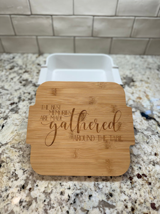 Personalized Ceramic Casserole Dish