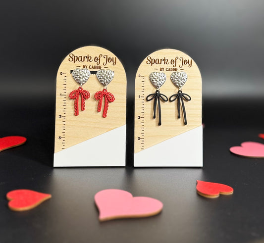 Bow Drop Earrings