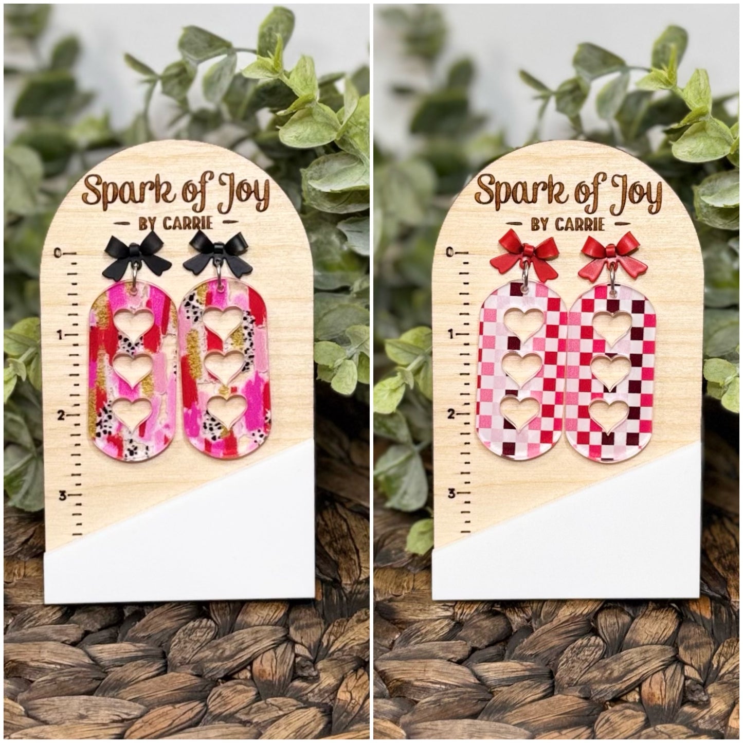 Heart Cutout Dangle Earrings