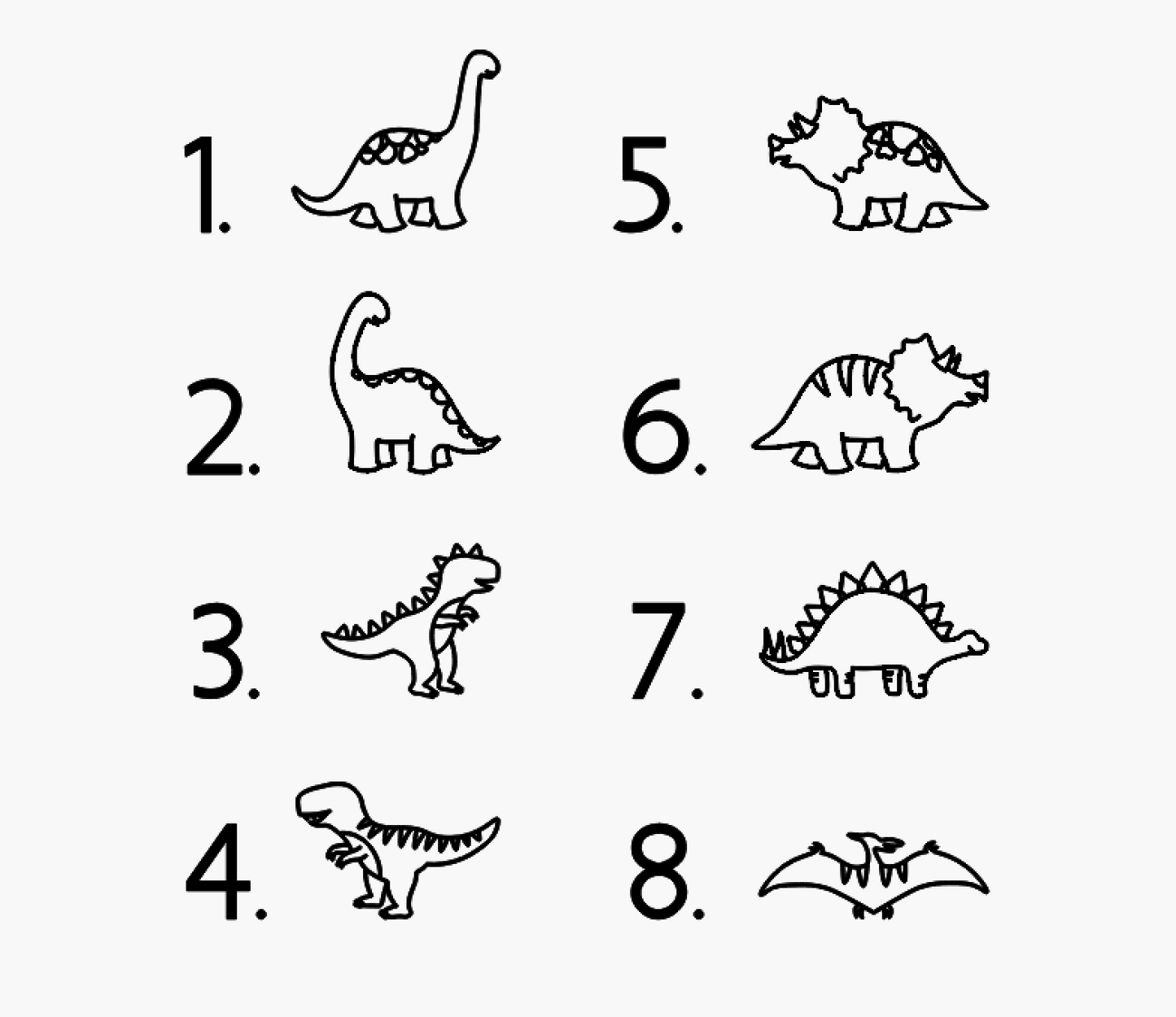 Wooden Dinosaur Signs