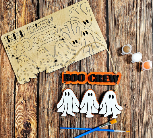 DIY Boo Crew Pop Out Kit